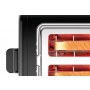 Bosch | TAT3P423 | DesignLine Toaster | Power 970 W | Number of slots 2 | Housing material Stainless steel | Black - 5